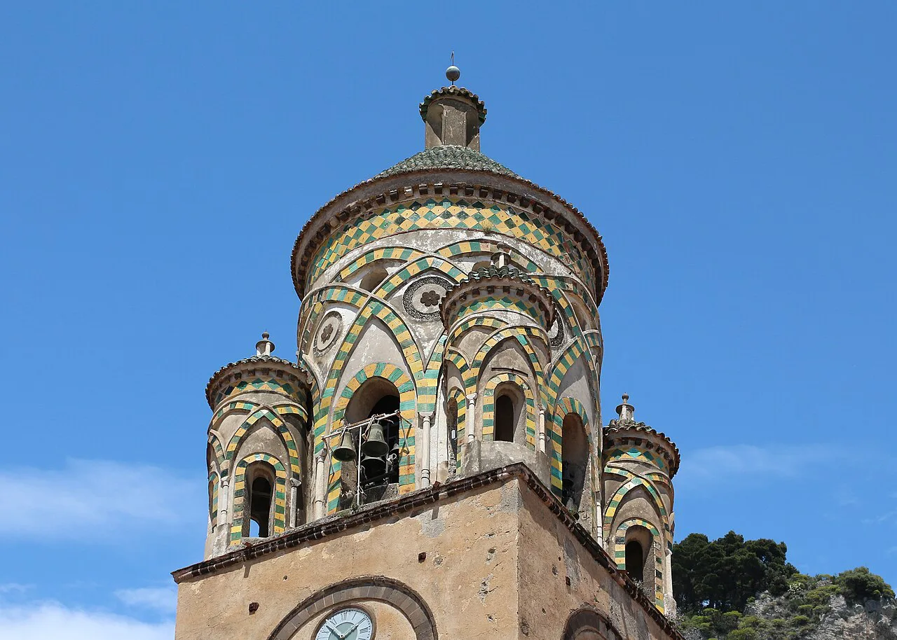 Amalfi cathedral bell tower.
