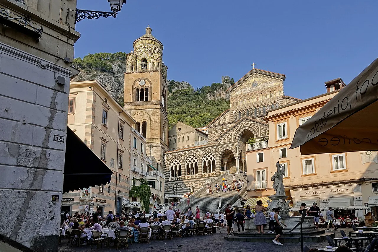 Amalfi cathedral square.