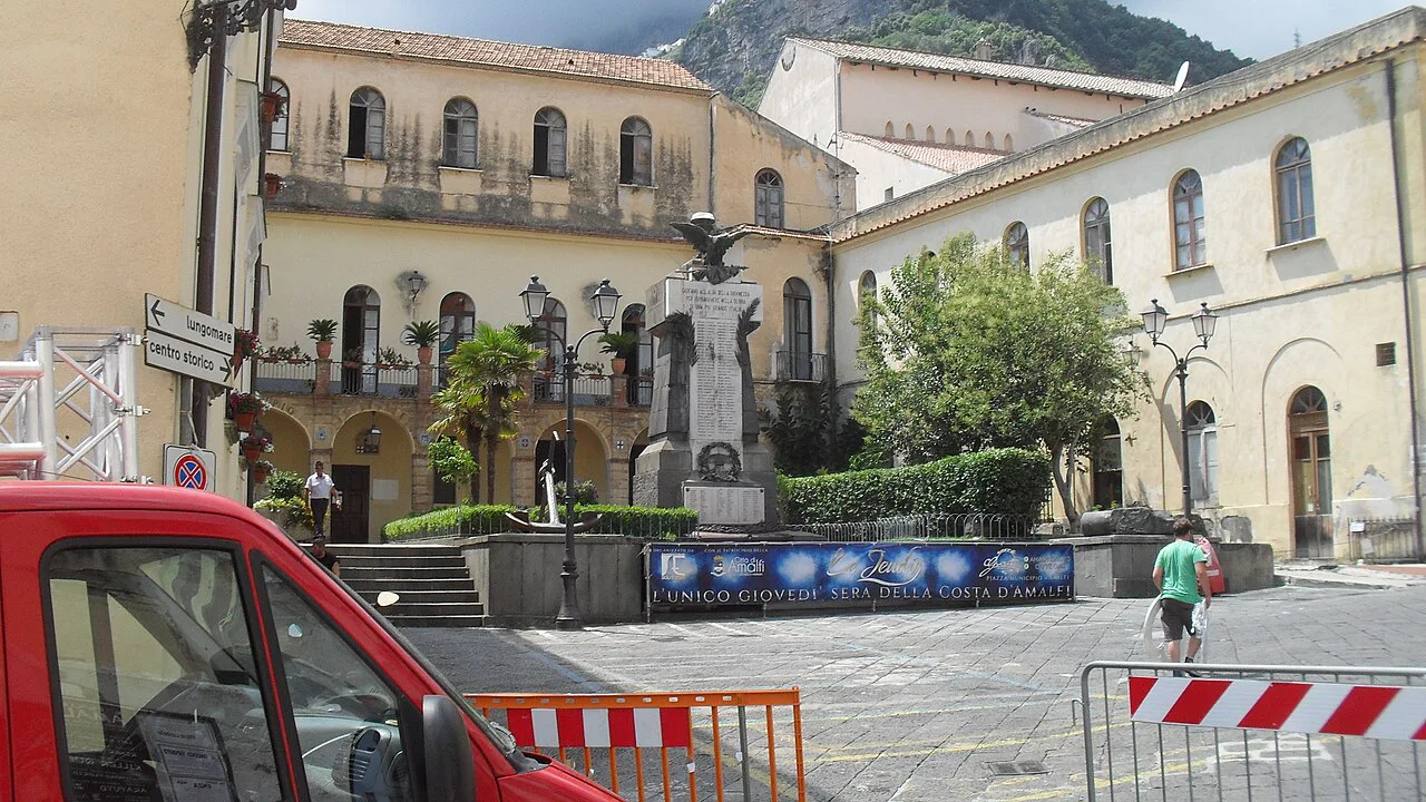 Municipal square in Amalfi.