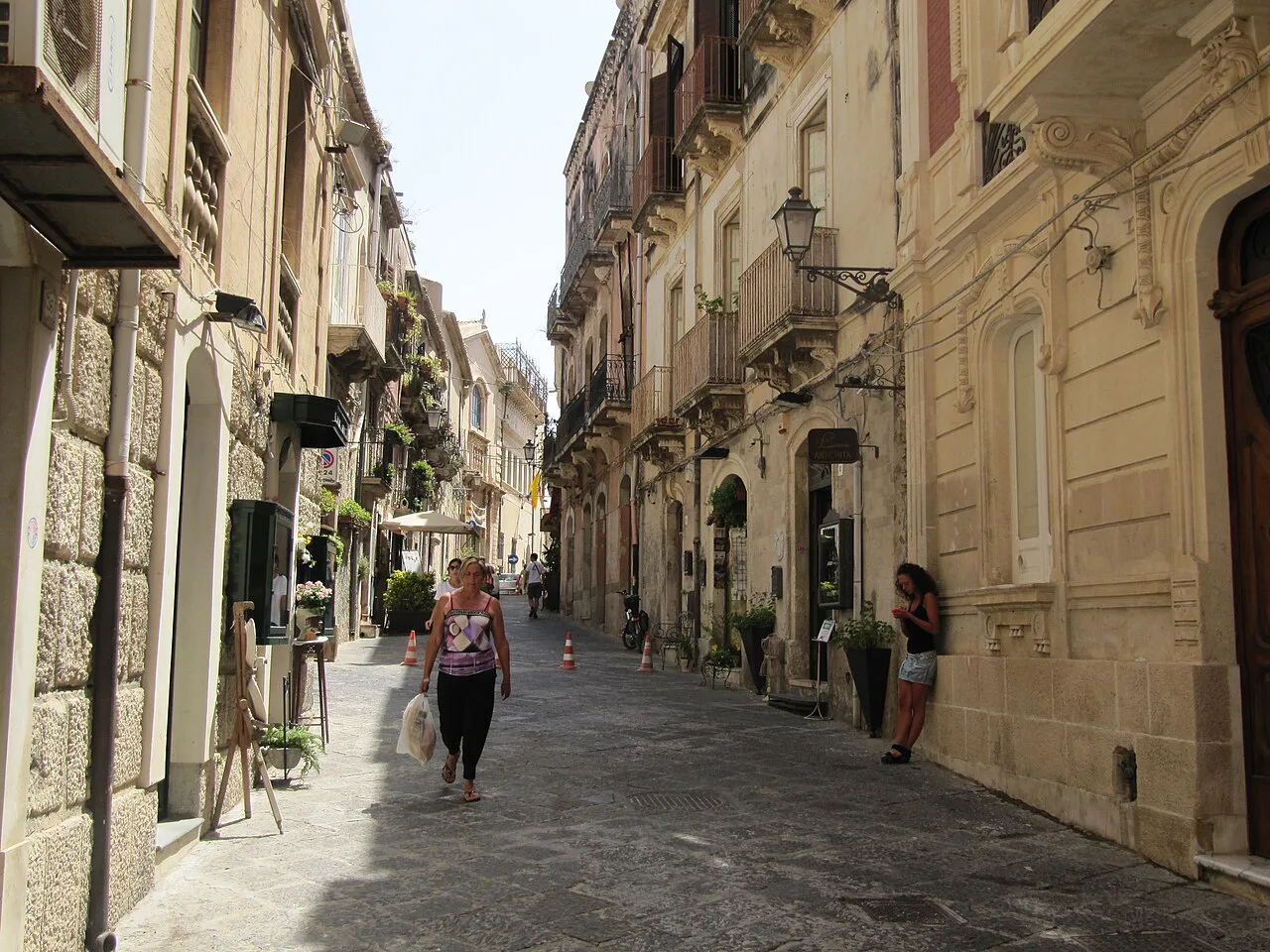 Via Capodieci in Syracuse.