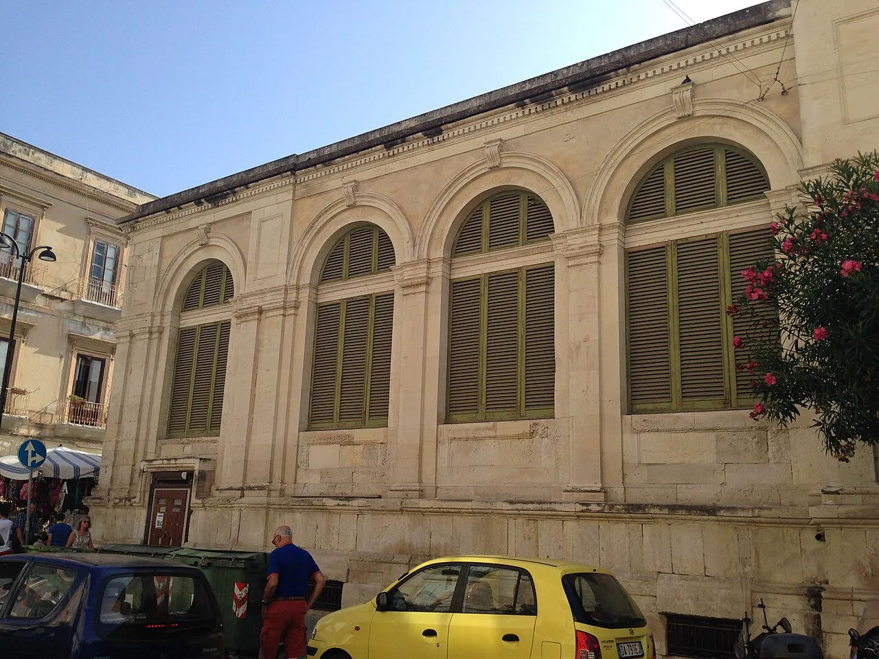 The old market building in Syracuse.