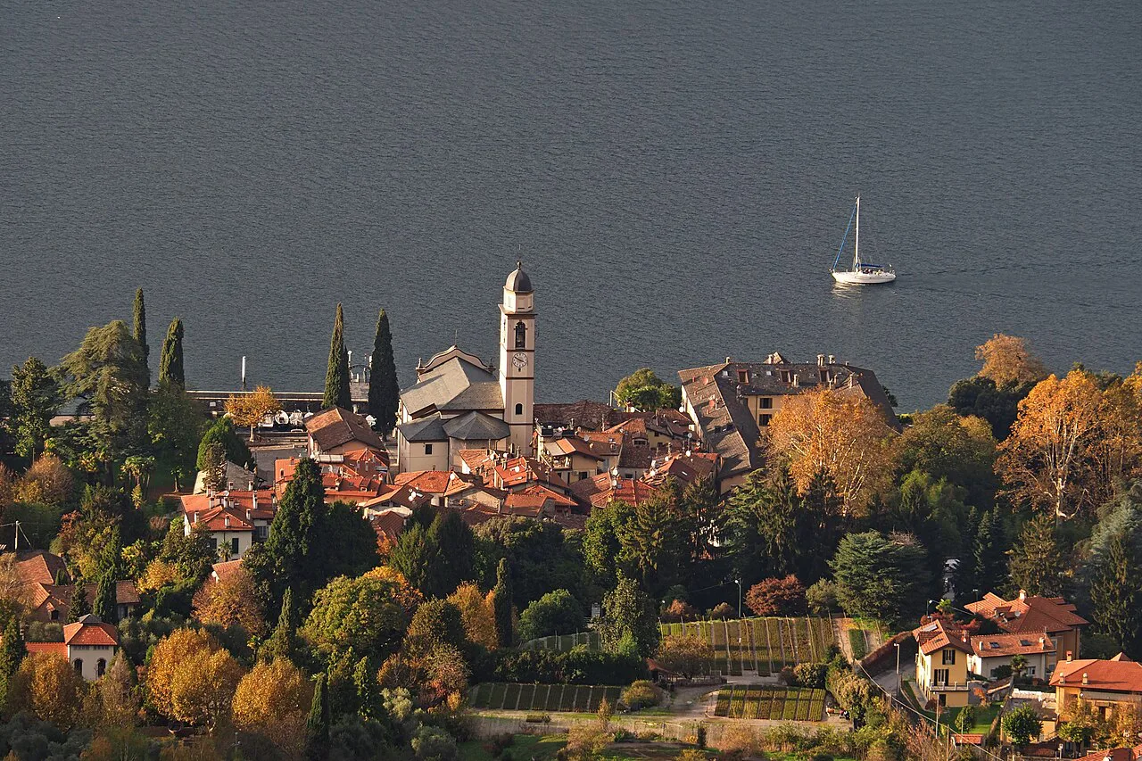 Bellagio in autumn light on Lake Como.