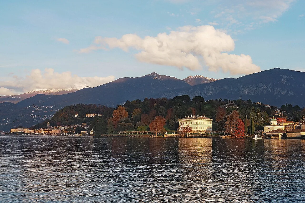 Bellagio on Lake Como in autumn.