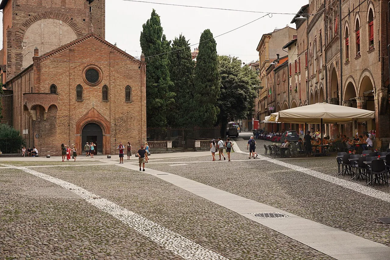 Piazza Santo Stefano in Bologna.