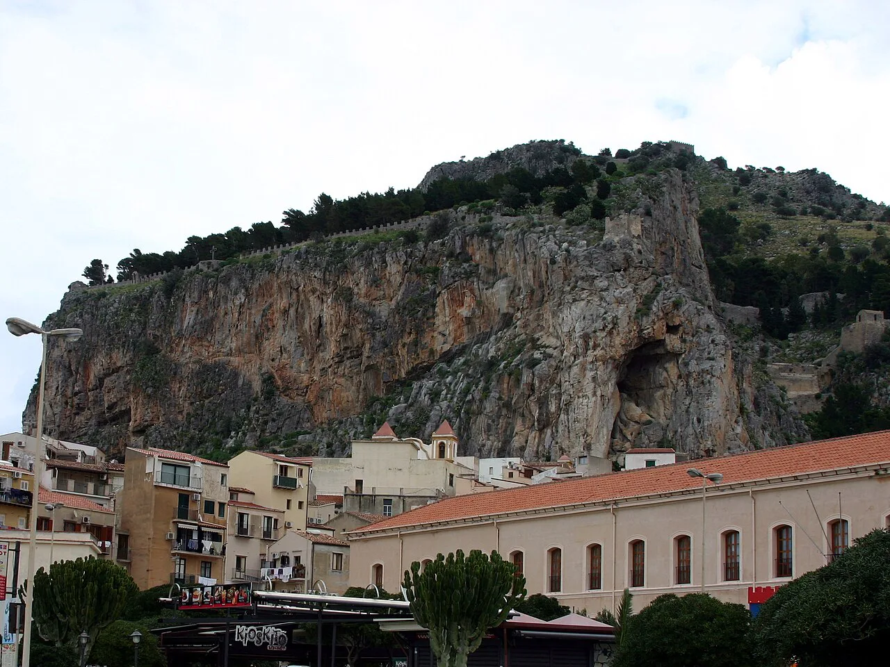 La Rocca rising above Cefalù.