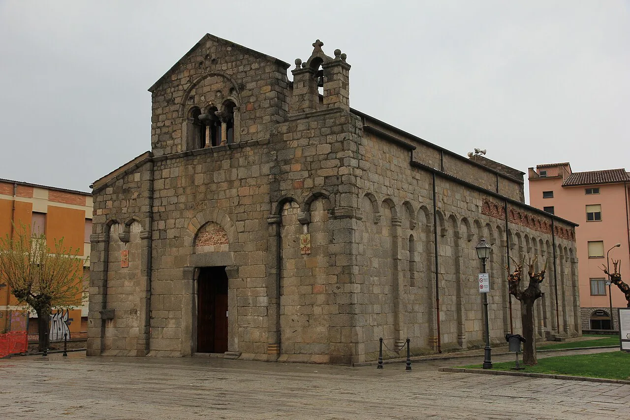 The Romanesque basilica of San Simplicio in Olbia.