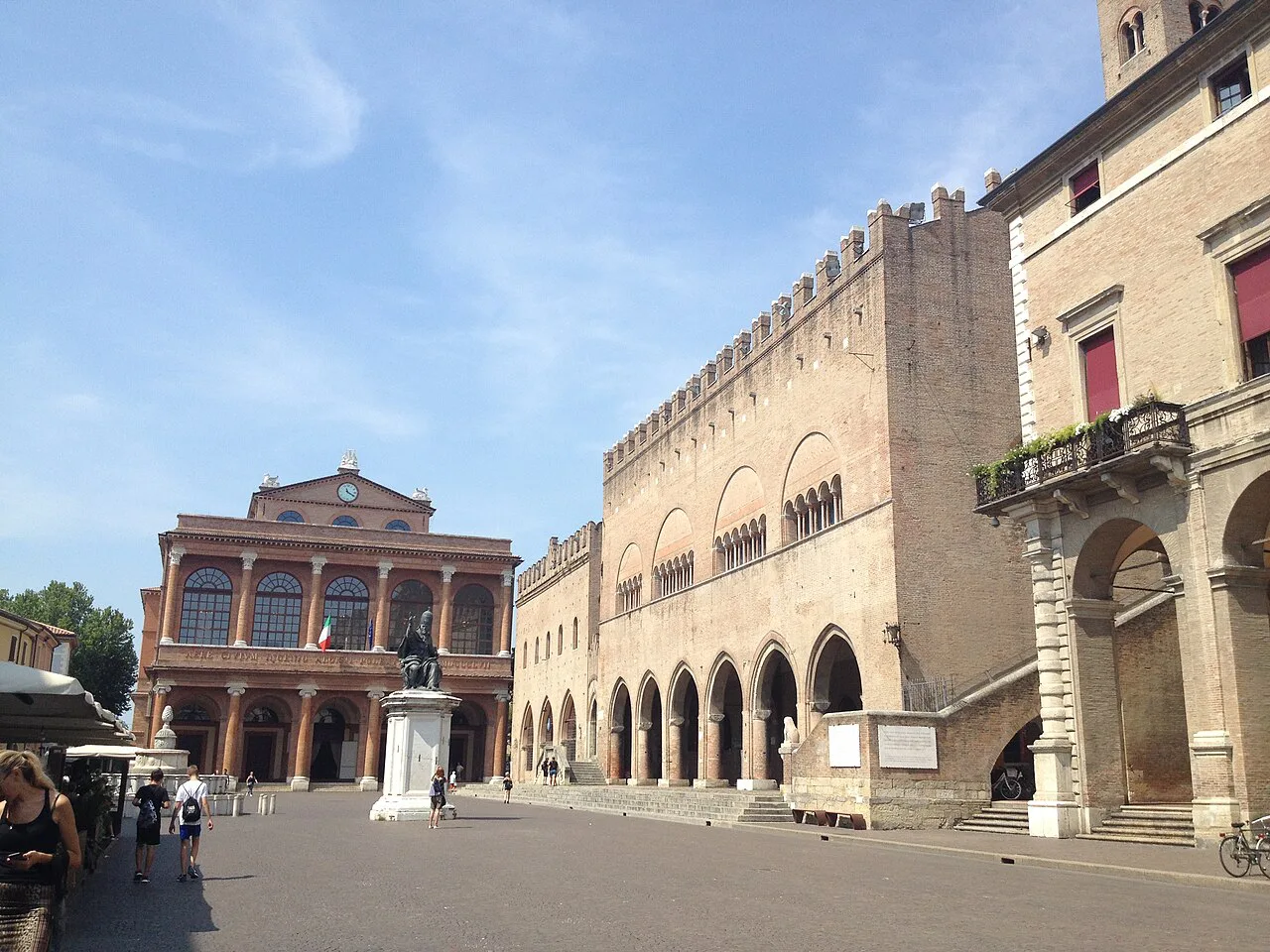 Piazza Cavour in Rimini.