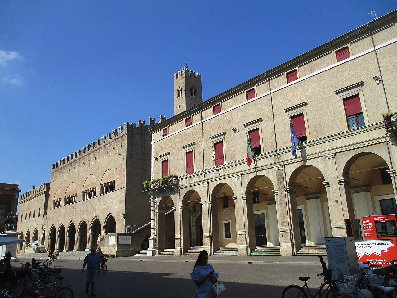 Palazzo on Piazza Cavour in Rimini.