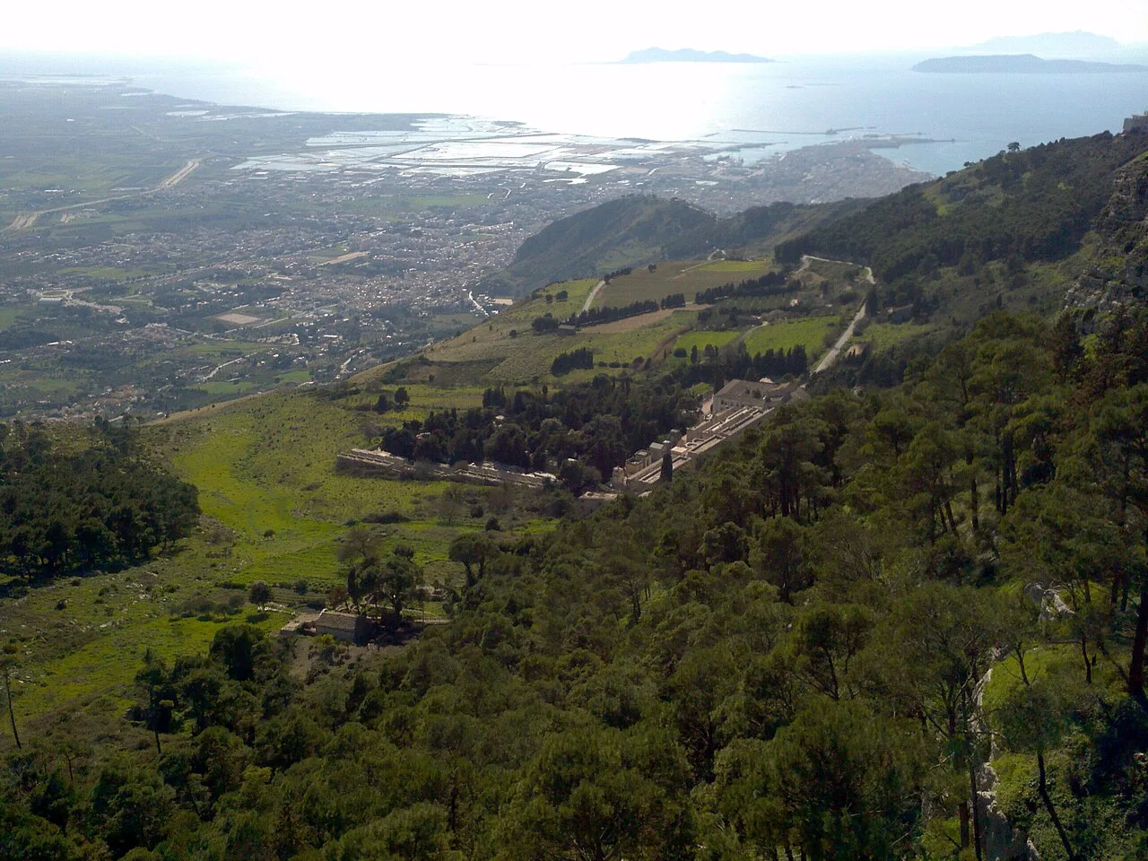 Hills above Trapani.