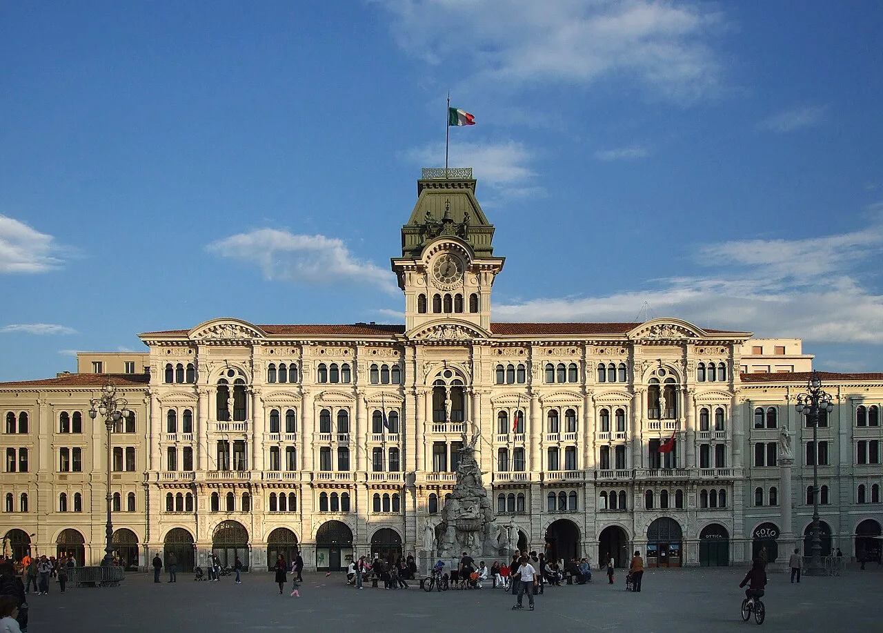City Hall on Piazza Unità d'Italia in Trieste.