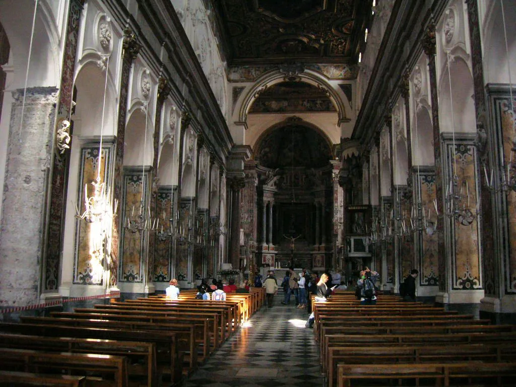 Interior of Amalfi Cathedral.