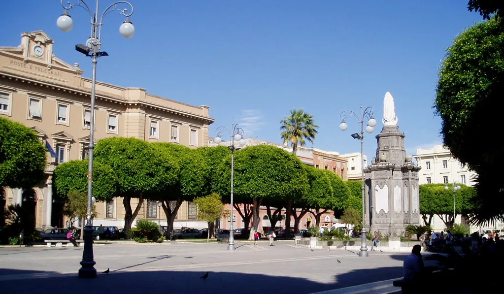Piazza del Carmine in Cagliari.