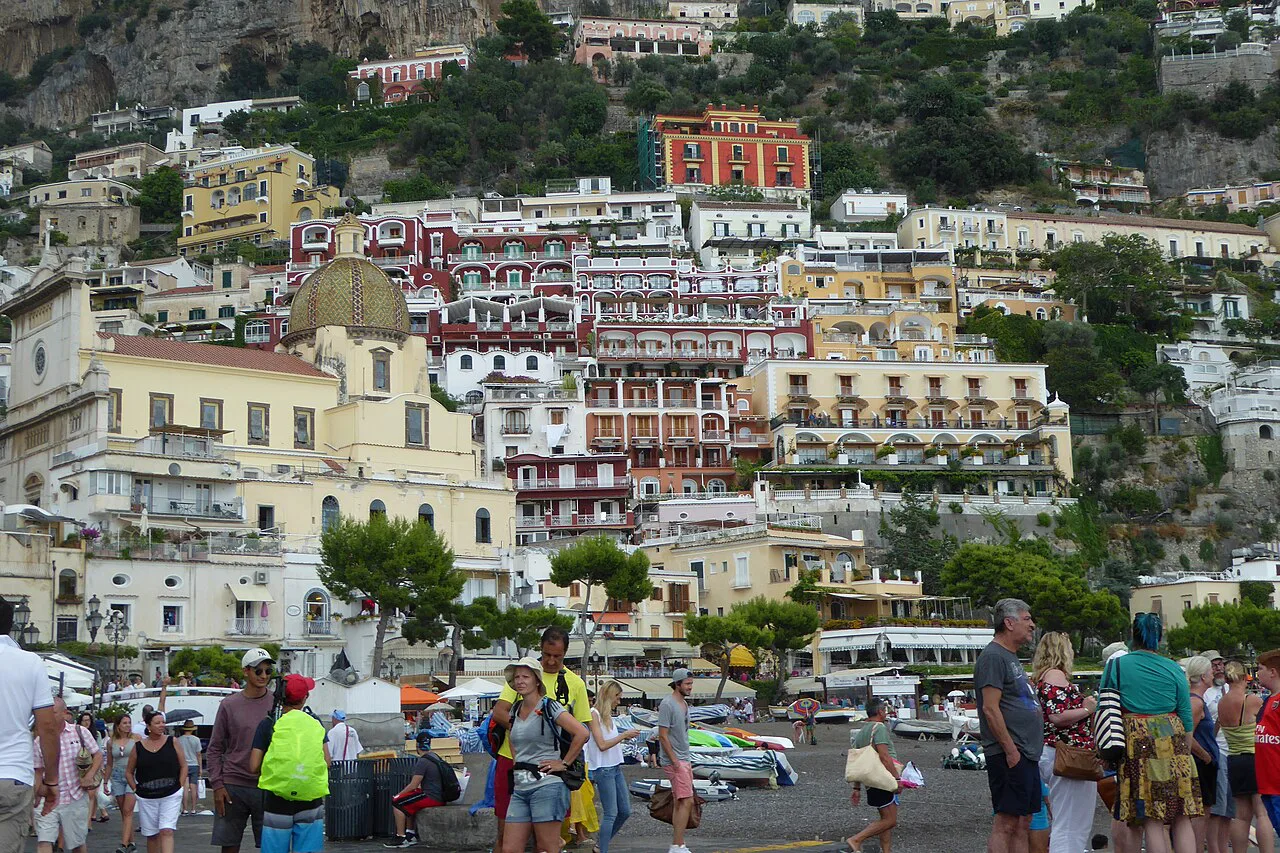 Street in Positano.