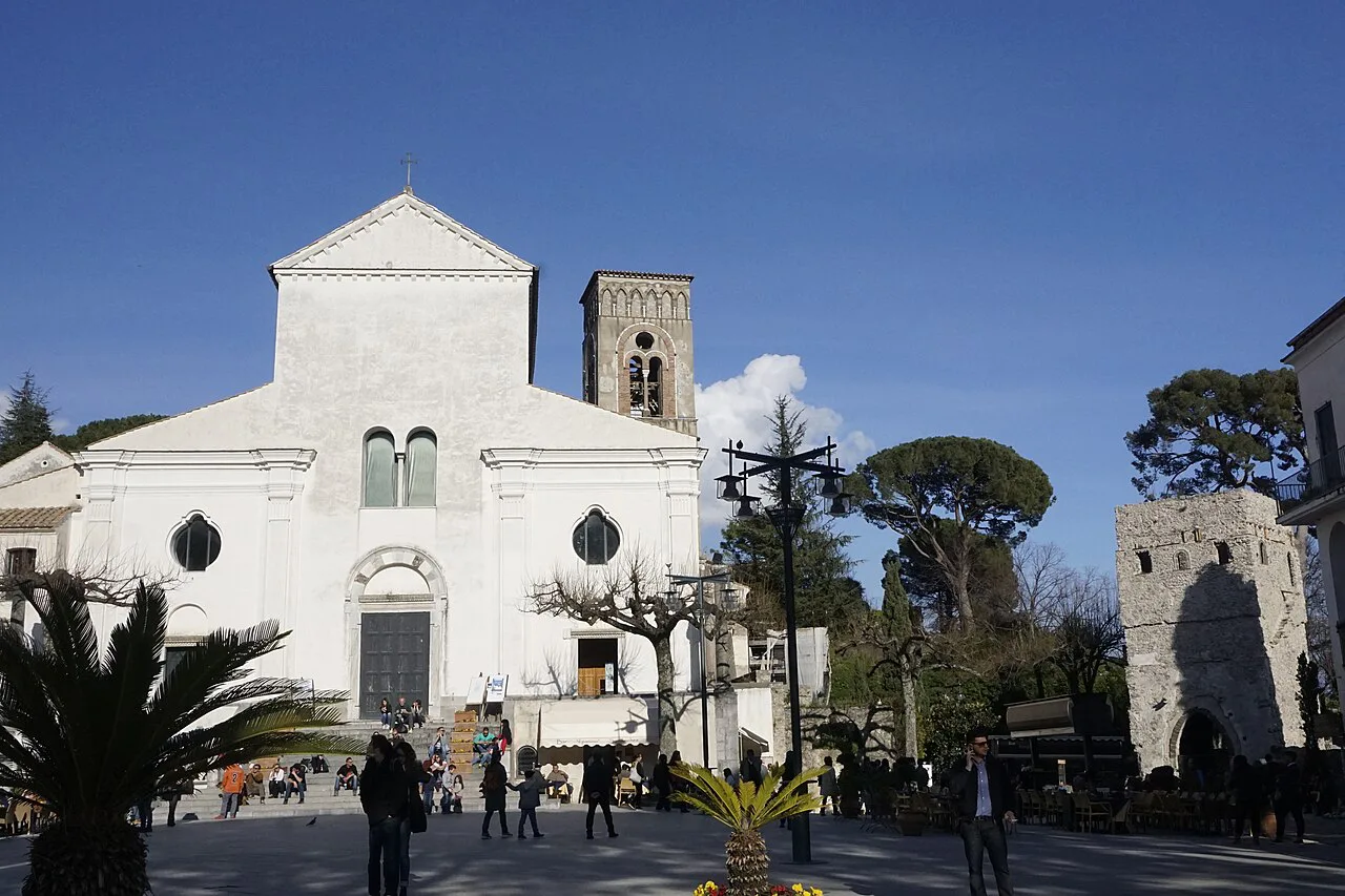 Ravello Cathedral from Piazza Duomo.