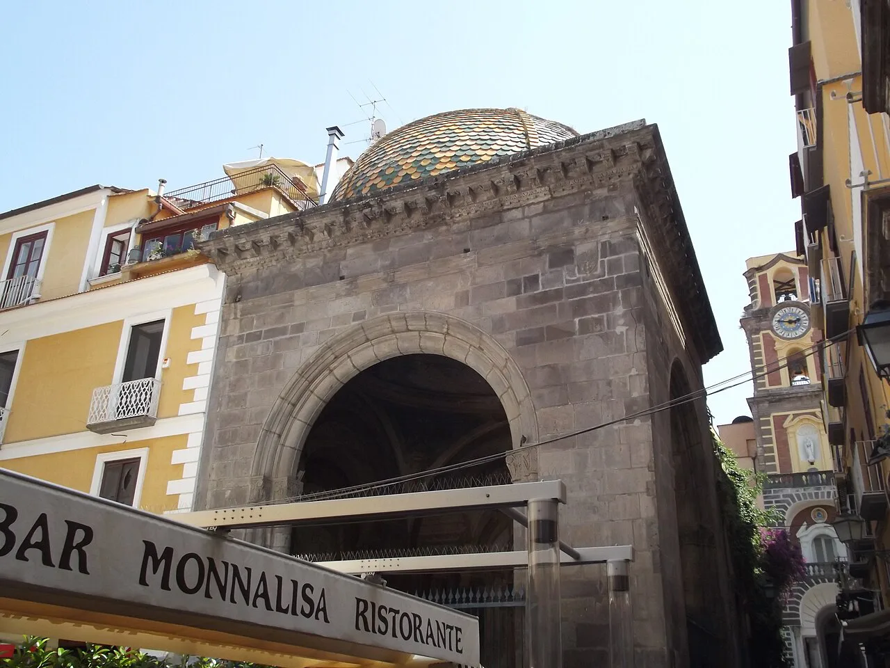 Street corner in Sorrento.