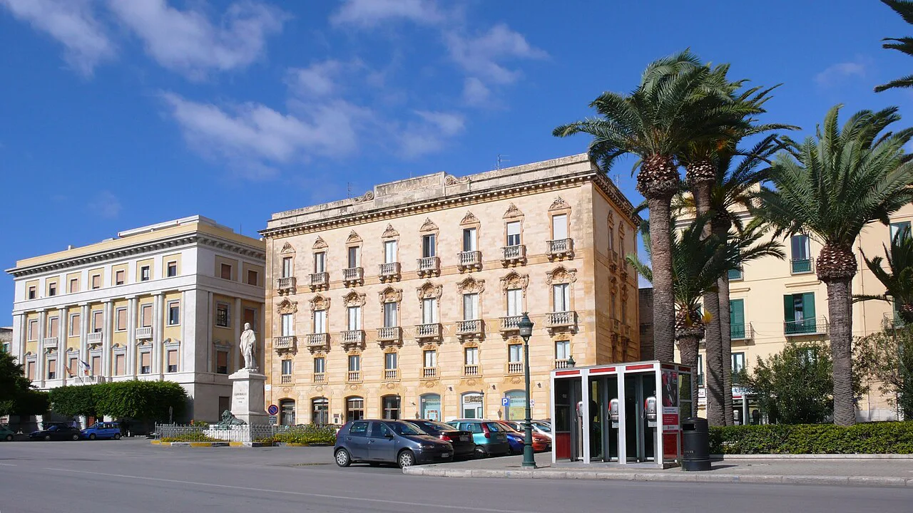 Piazza Garibaldi in Trapani.