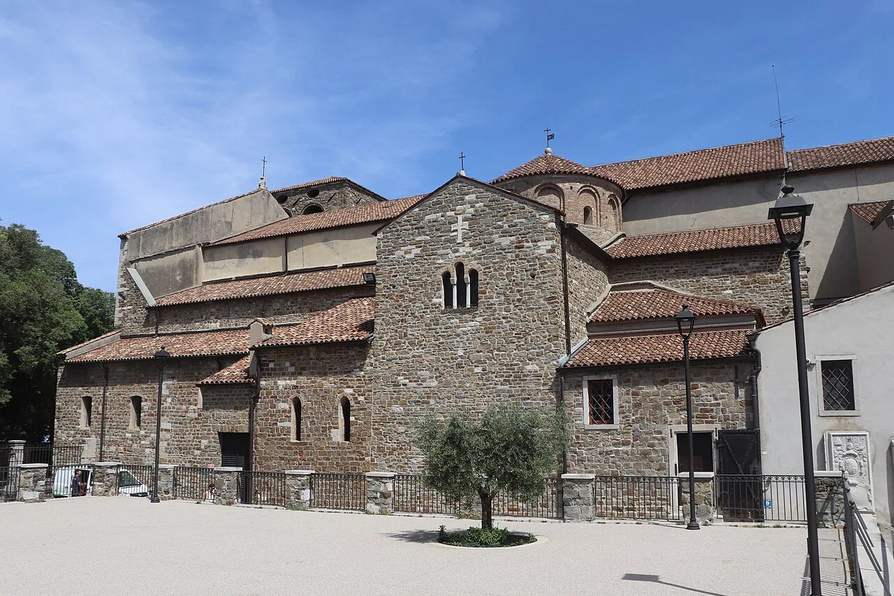 Trieste cathedral of San Giusto.