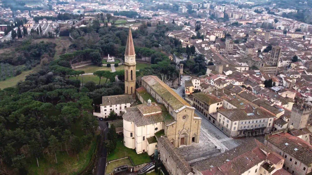 Arezzo from above.