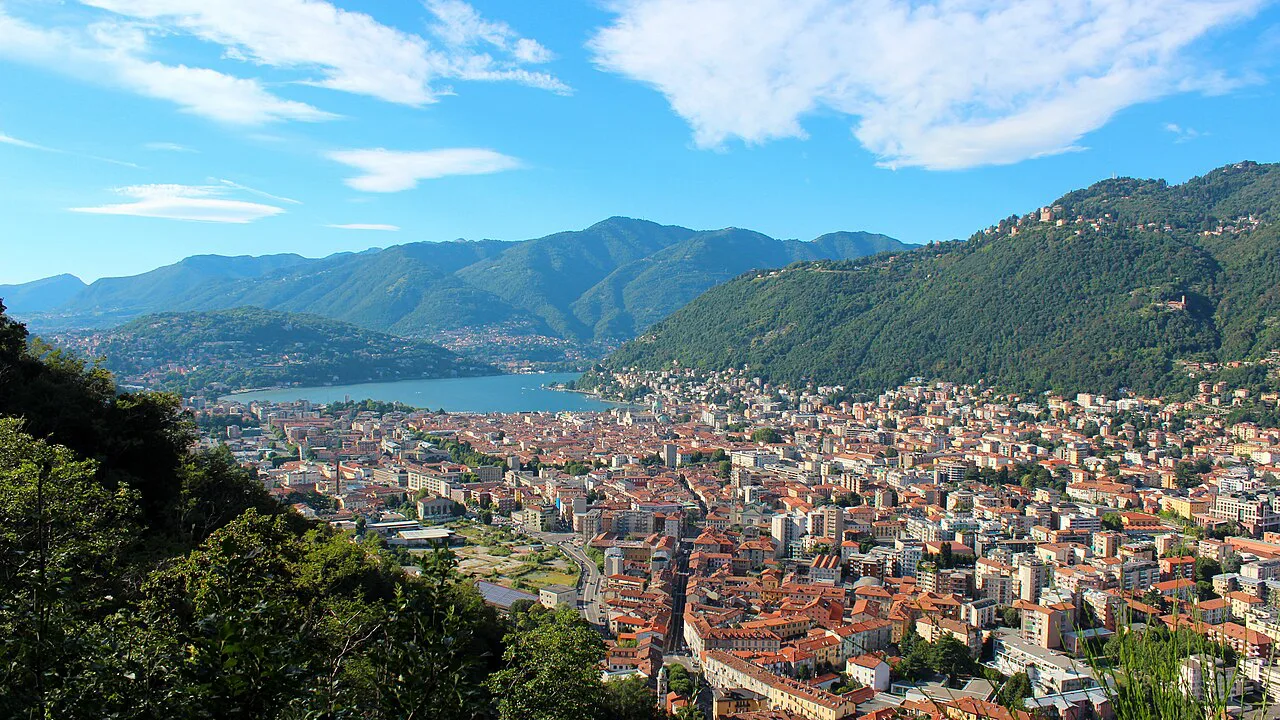 Como and its lake.