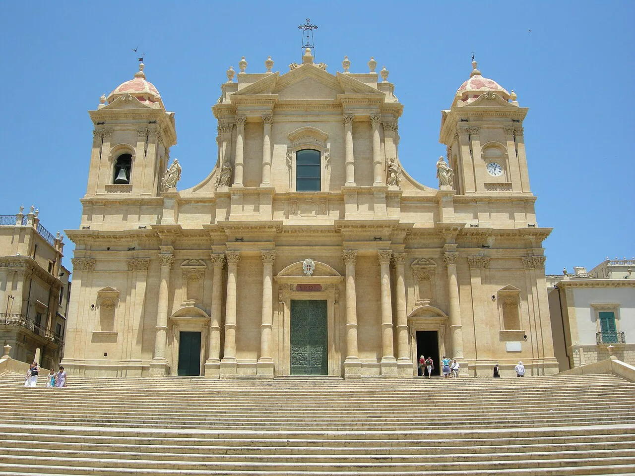 Noto cathedral facade.