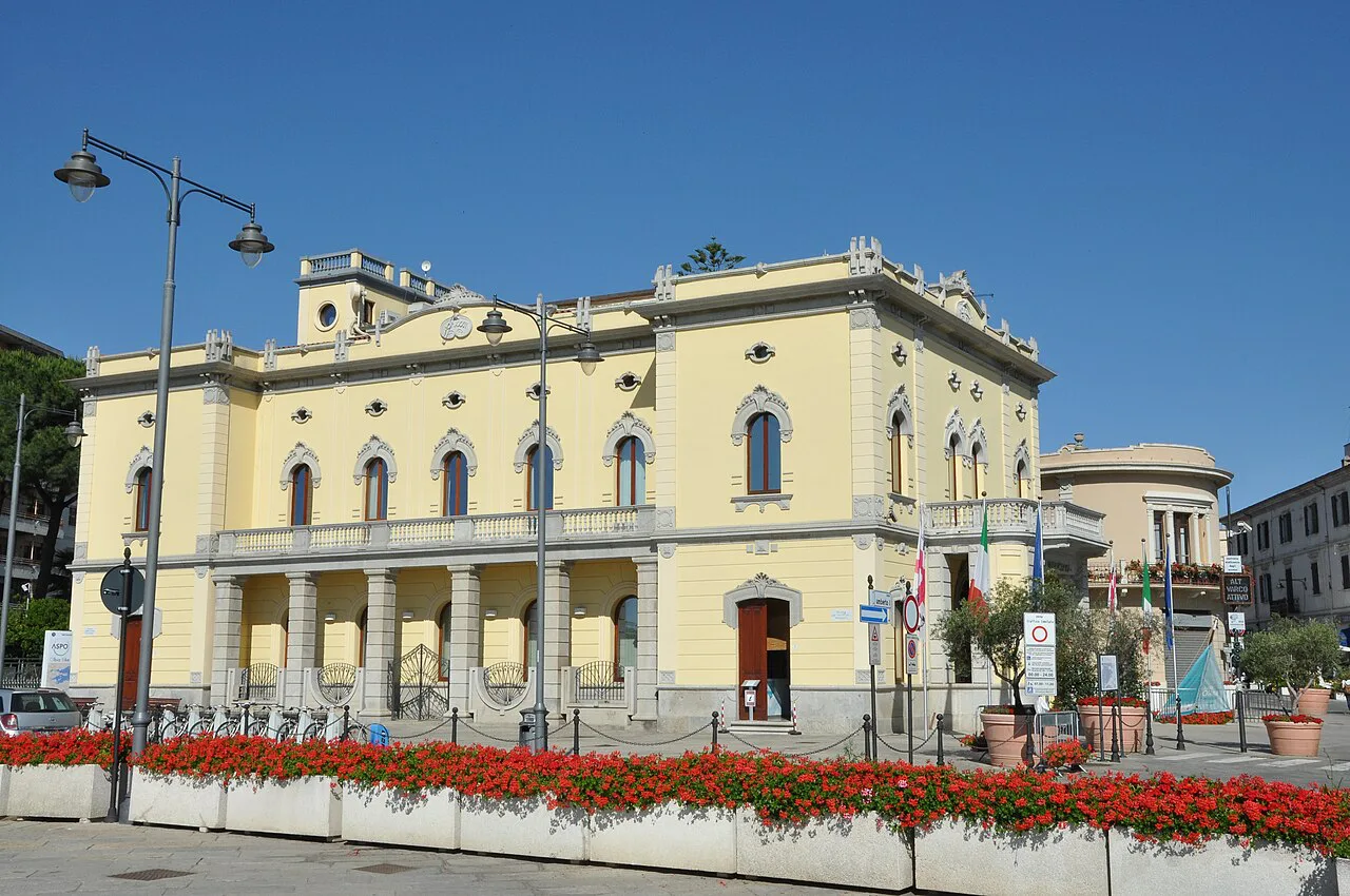 Town hall square in Olbia.
