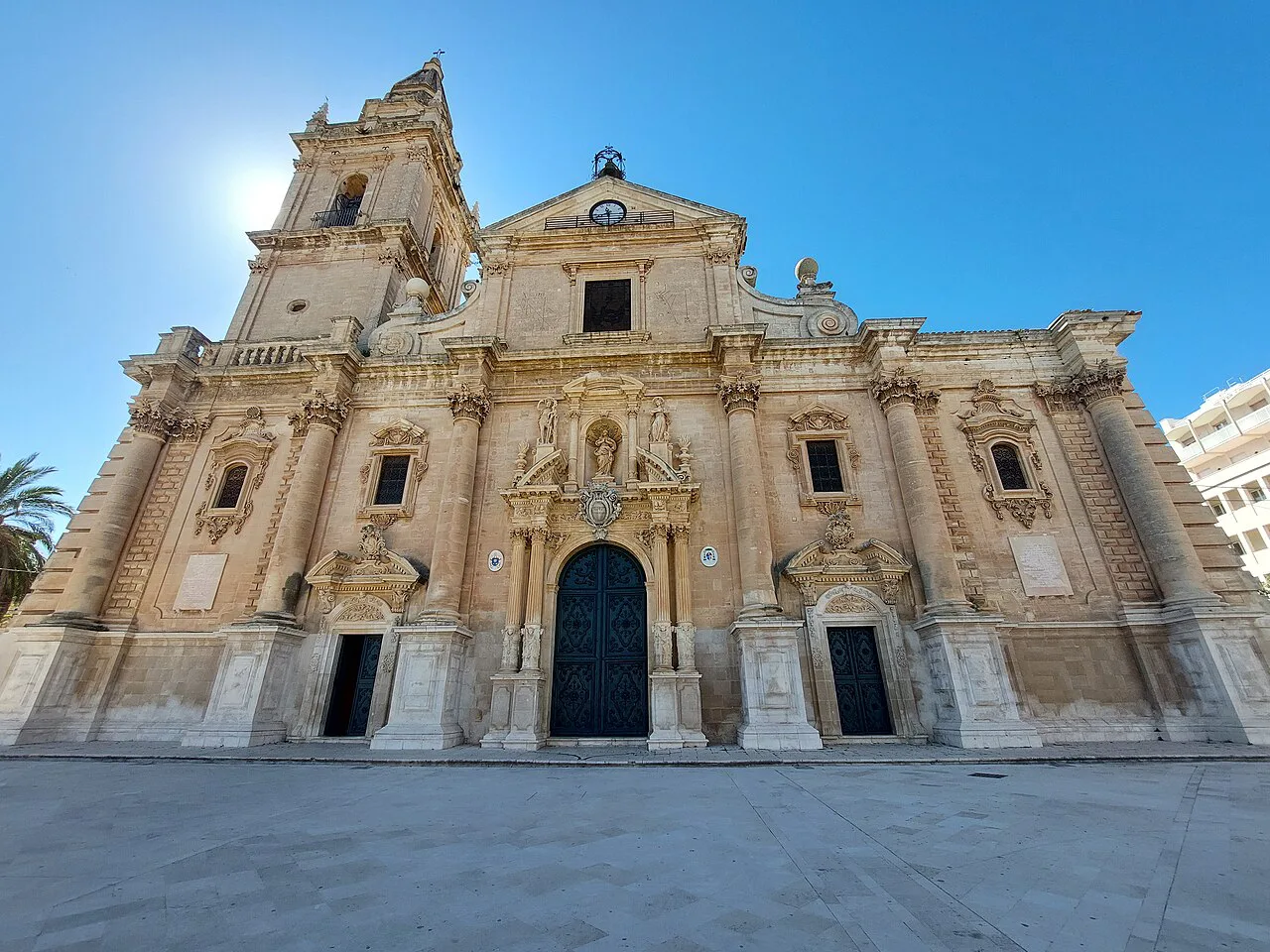 Cathedral facade in Ragusa.