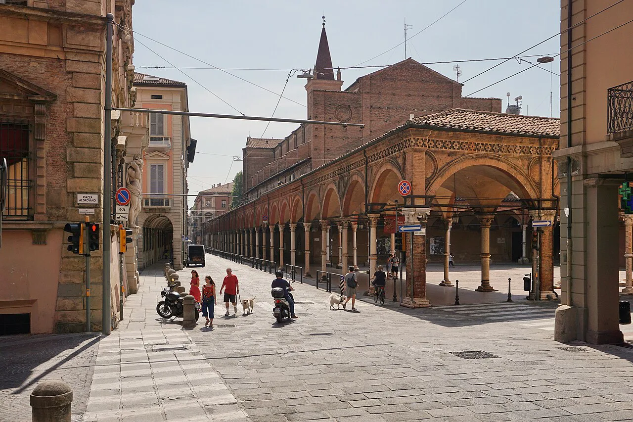 Strada Maggiore in Bologna.