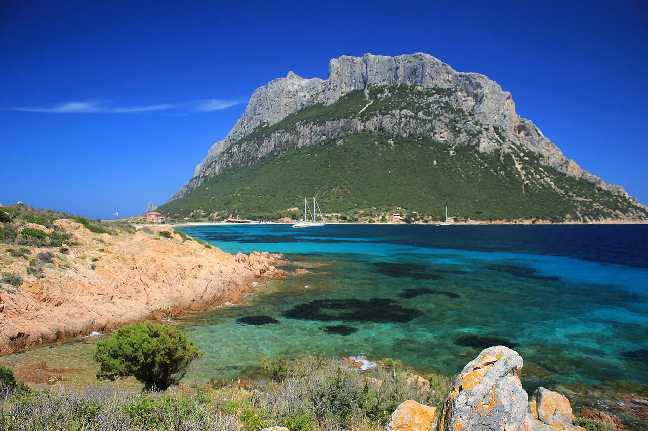 Tavolara island near Olbia.