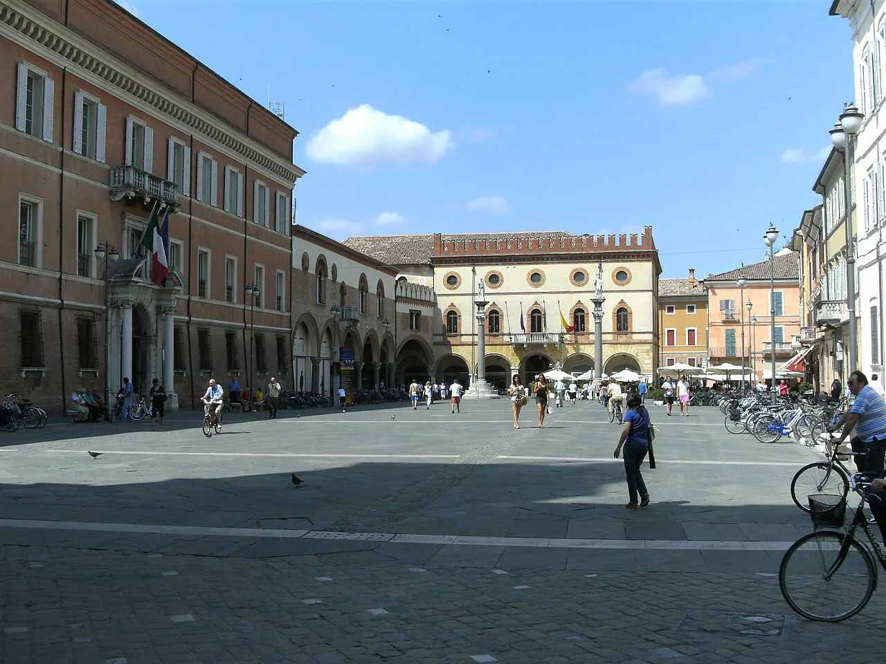 Piazza del Popolo in Ravenna.
