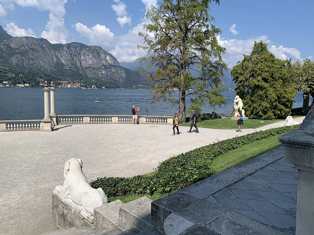Lakeside promenade in Bellagio.