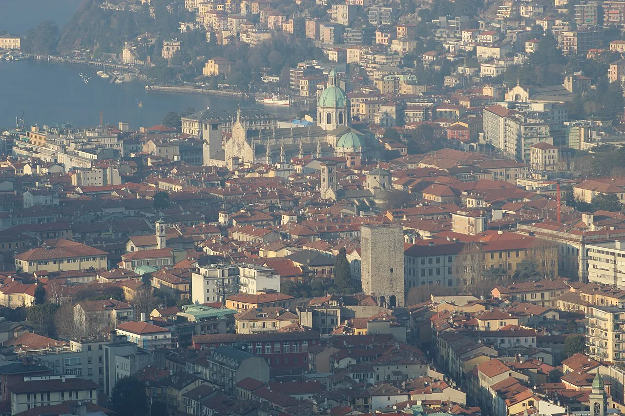 Como seen from above.