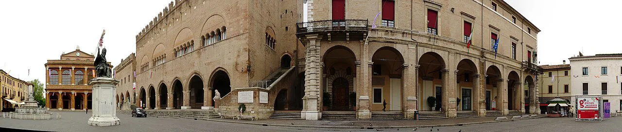 Piazza Cavour in Rimini.