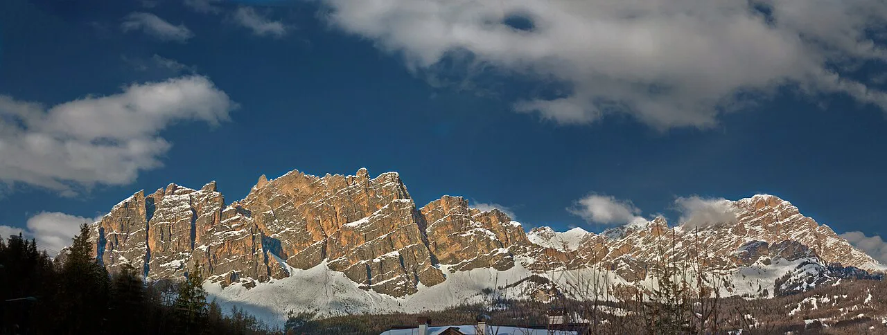 Dolomite peaks near Cortina d'Ampezzo.