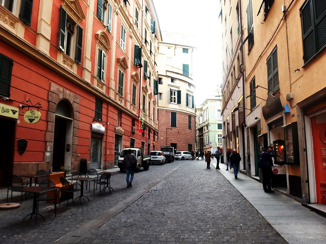 Via Cairoli in Genoa.