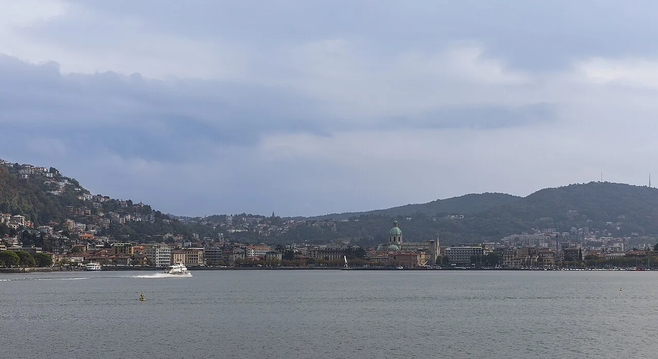Lake Como seen from the town.