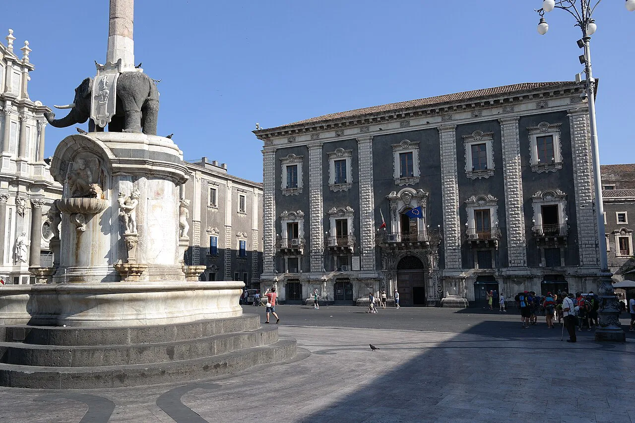 Piazza del Duomo in Catania.