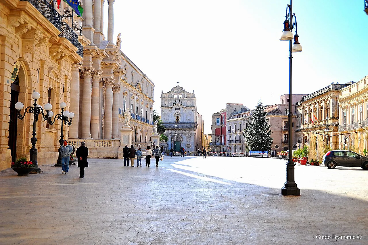Piazza Duomo in Syracuse.