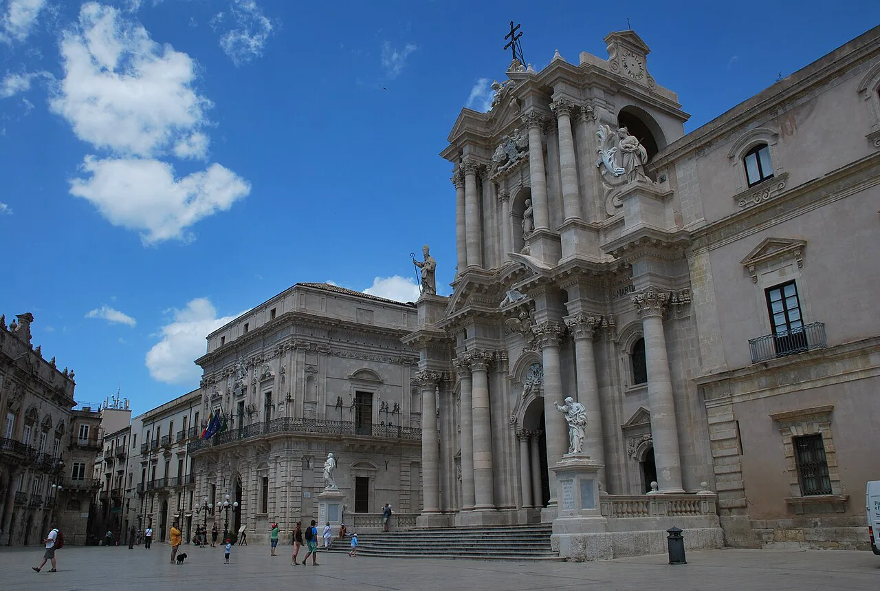 Piazza Duomo in Syracuse.