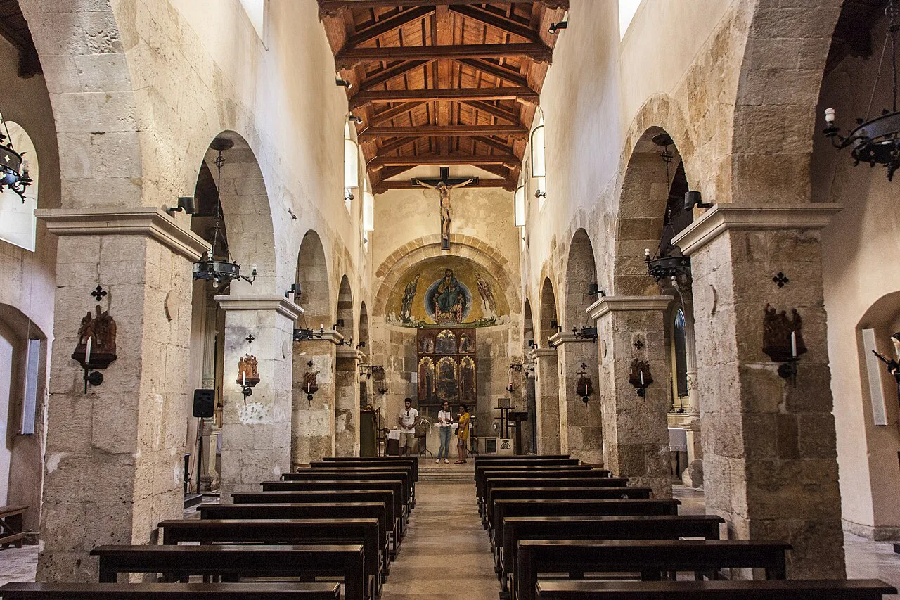 Interior of the Church of San Martino in Syracuse.