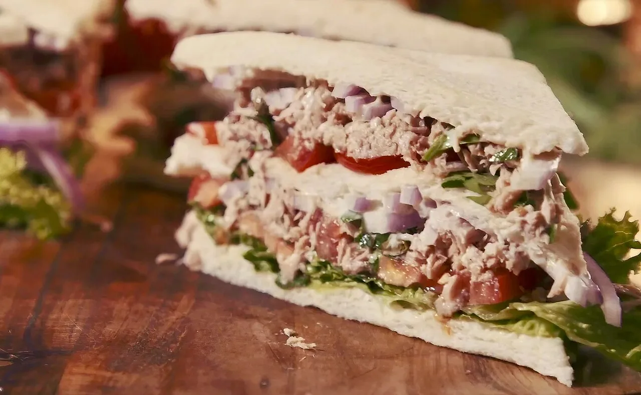 A tuna tramezzino.