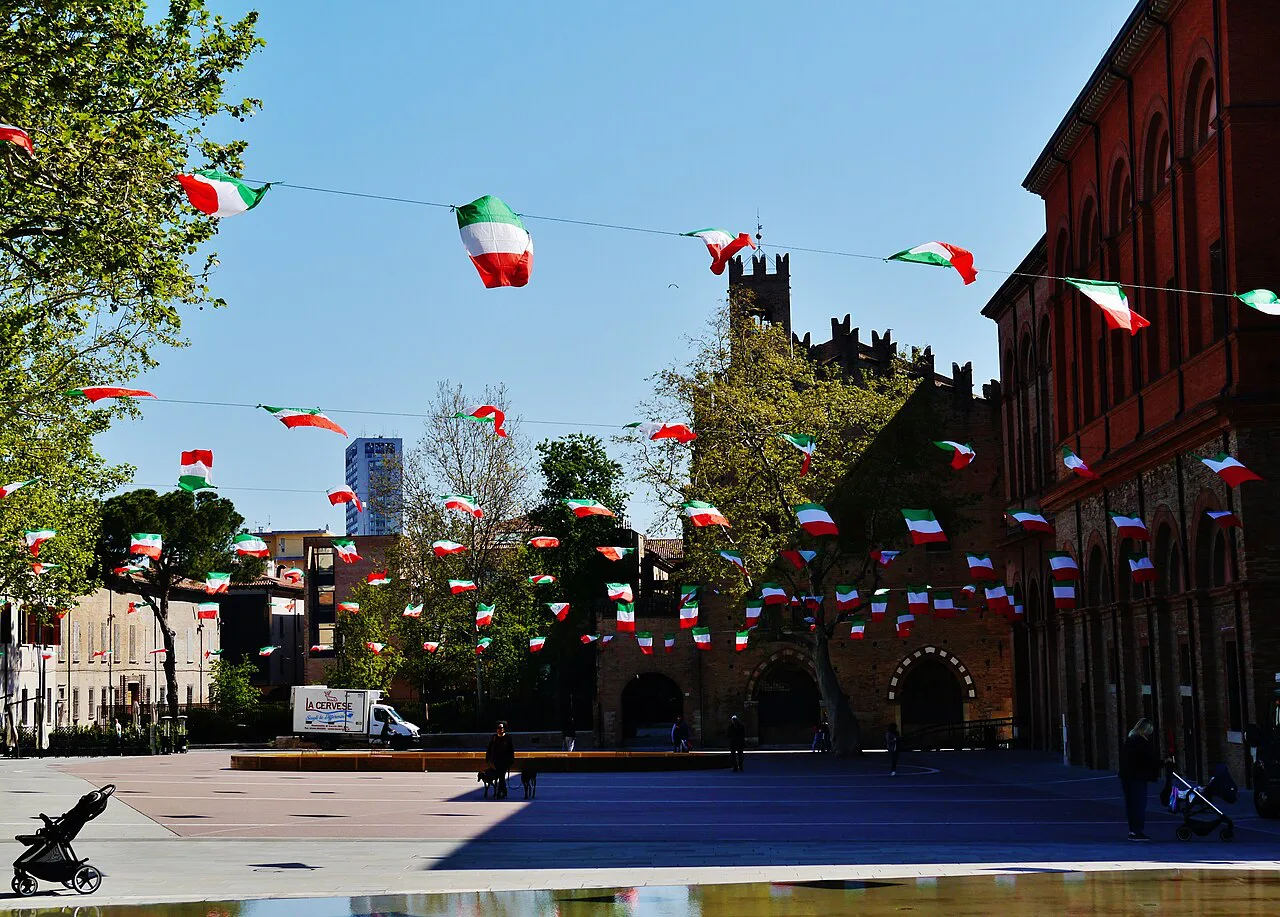 Piazza Malatesta in Rimini.