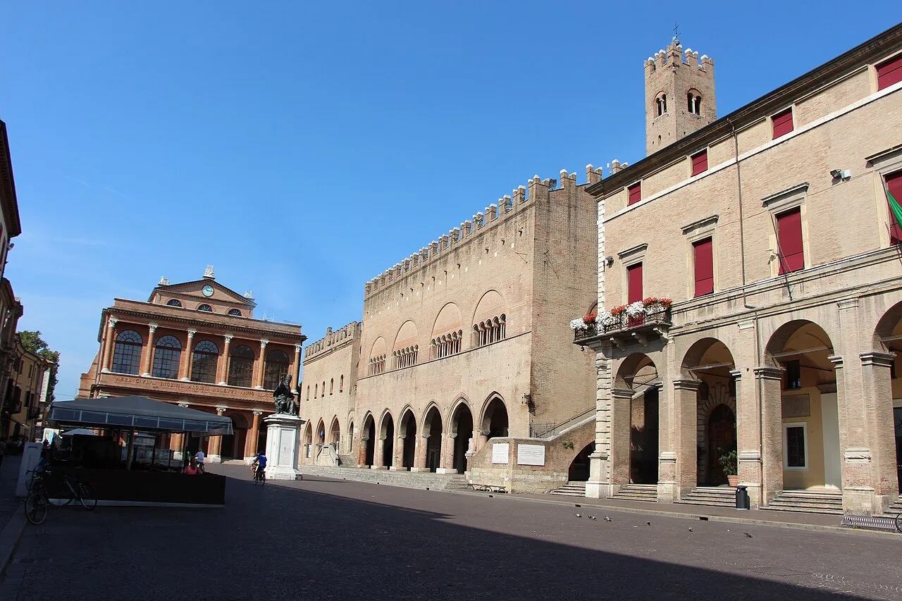 Piazza Cavour in Rimini.