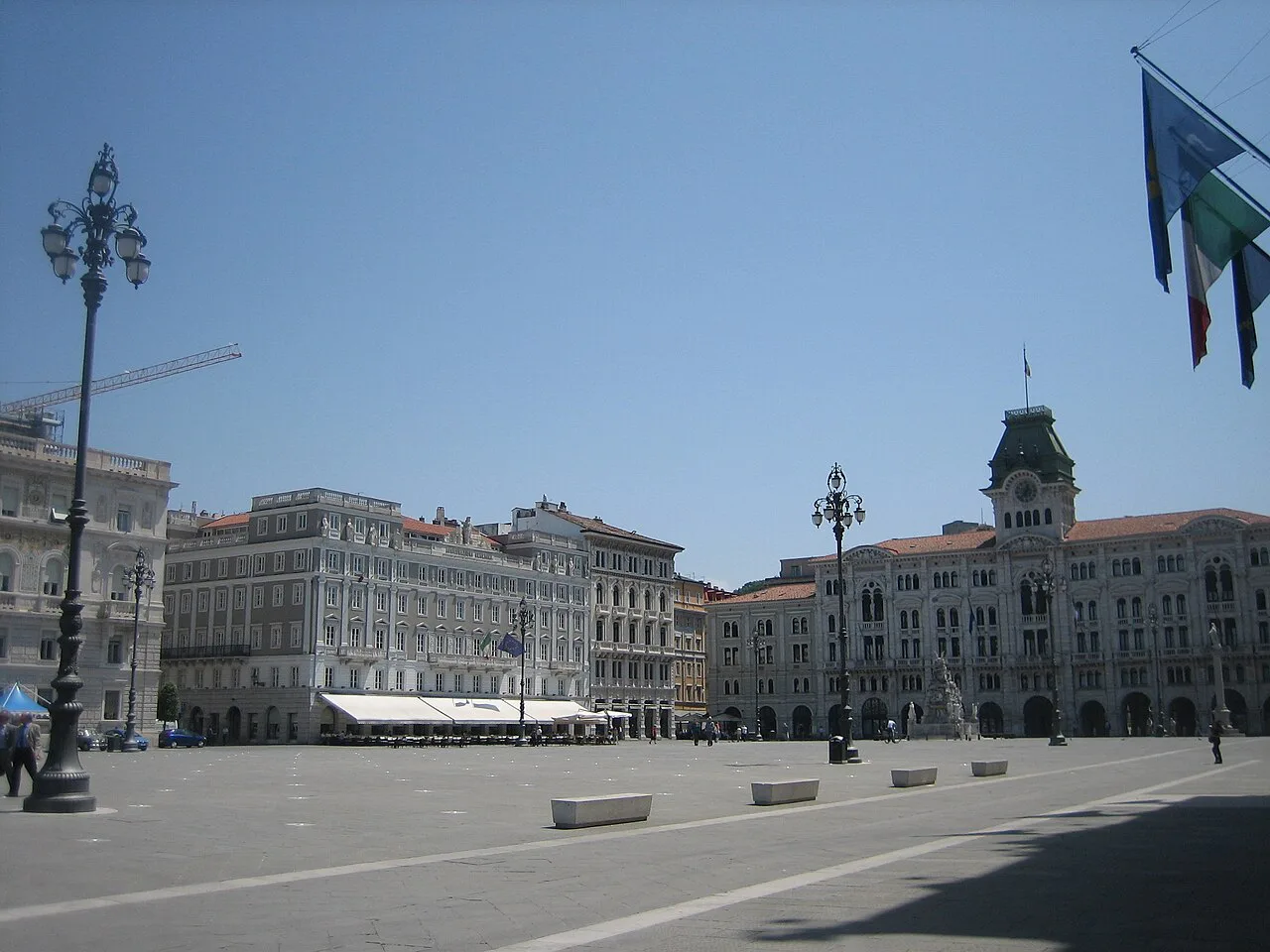 Piazza Unità d'Italia in Trieste.