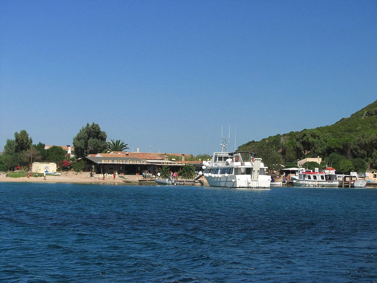 Tavolara harbour near Olbia.