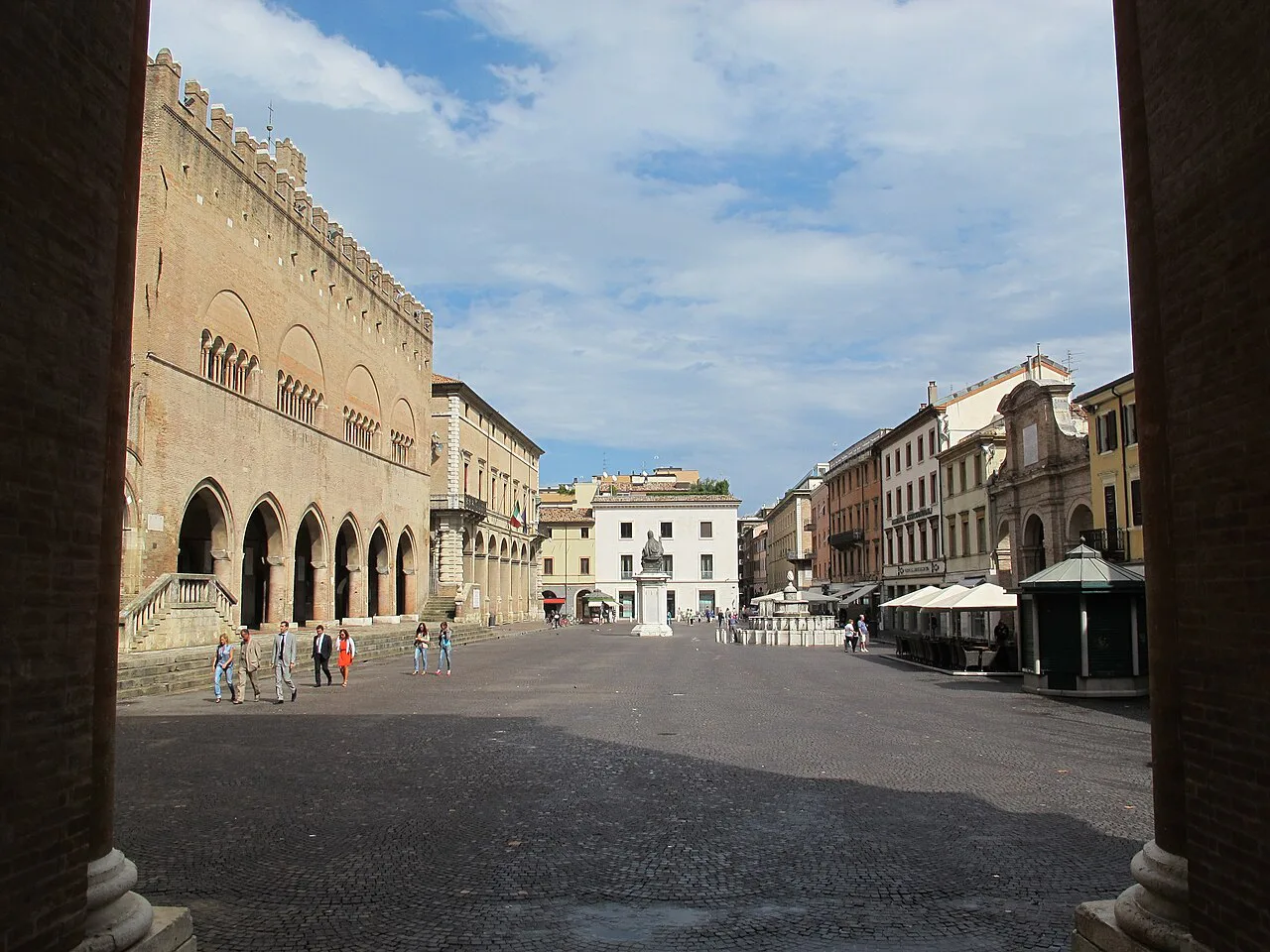 Piazza Cavour in Rimini.