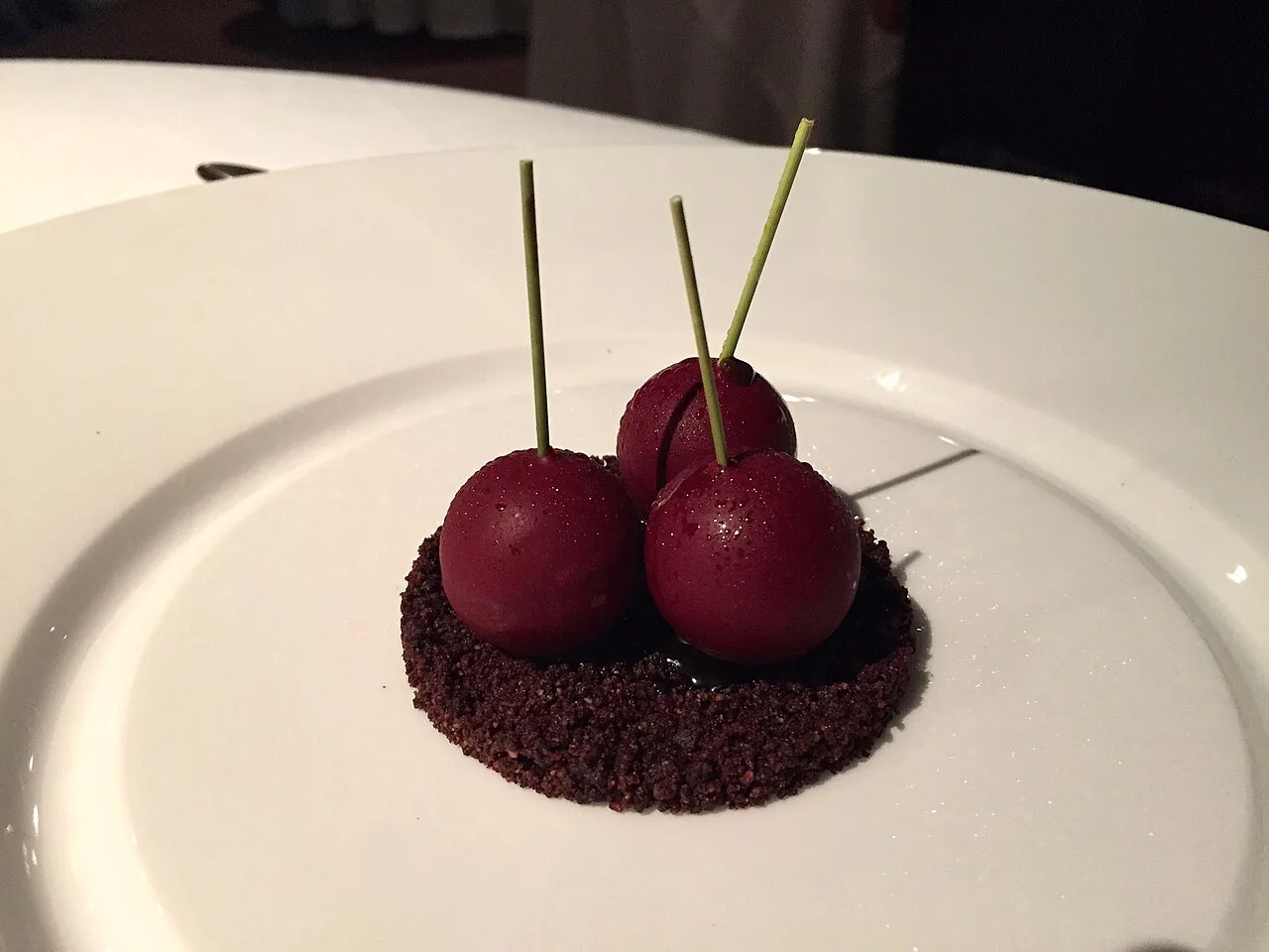 A dessert at Osteria Francescana.