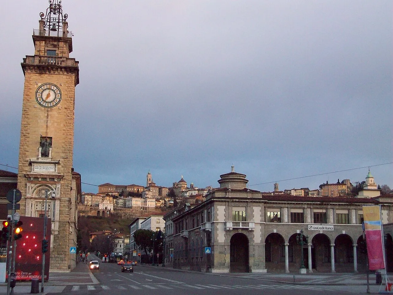 Via Roma in Bergamo.