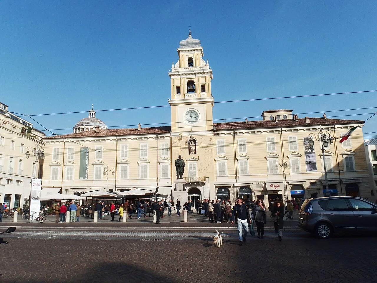 Piazza Garibaldi in Parma.