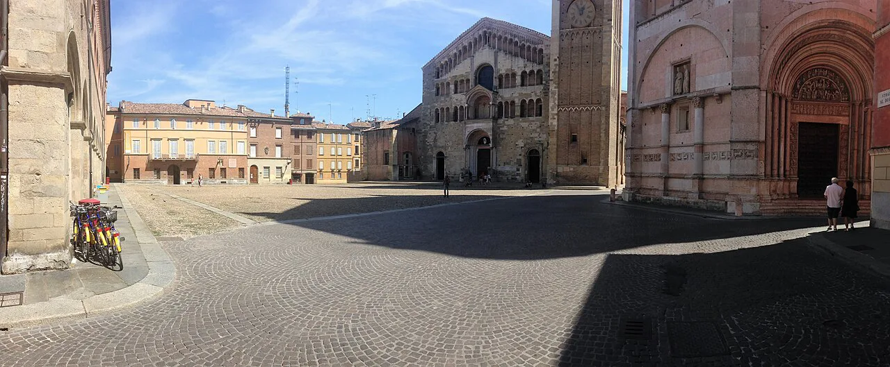 Piazza del Duomo in Parma.