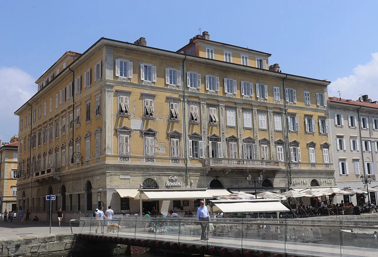 Palazzo on the Trieste waterfront.